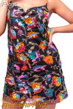 Women's Casual Chain Suspender Dress Fashion Sequined V-neck Backless A-line Short