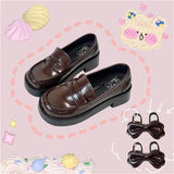 Fongt Temperament With Skirt Versatile Bow Knot Single Shoes Female 2024 Net Red New Korean Elegant Fairy Wind Mary Jane