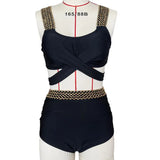 2025 New Split Solid Color Swimsuit Female Bikini Triangle Sexy Thin High Waist