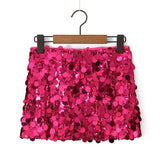 New Autumn Sequins Are Decorated With Mini Fashionable Short Skirts And Half Skirts.-Outfit