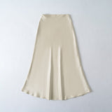 Fongt Spring New Silk-Skinty Texture Slimming Skirt