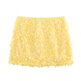 Fongt New Squins With Stylish Miniskirt Skirt 3920139 808