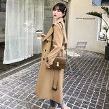 Fongt Windcoat Woman 2025 Spring And Autumn New Korean English Wind Long Short Jacket Tat