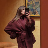 Fongt Women's Clothing INS Explosion Autumn And Winter Slebt High-End Hair Coat
