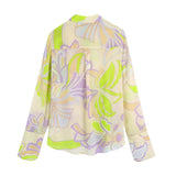 Spring Printed Shirt 2624138 Printed Wide-Leg Trousers 2775156 Suit-Outfit