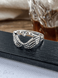 Skull Heart Pattern Ring-Outfit