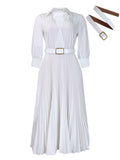 Fongt Spring New Women's Solid Color Size Dress