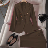Fongt Suit Retro Coat Stylish 2025 Spring And Autumn Women's Korean Edition Casual Design Serie Swear Set