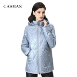 2022 NEW Spring Autumn Jackets Short fashion zipper Women coat Lightweight warm Women's jacket Hooded outwear