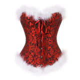 Fongt Christmas Corset Christmas Hair Lace Bouquet Of Clothes