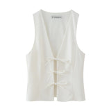 Fongt New Bow Trim V-Neck Elastic Repair Body 3067041