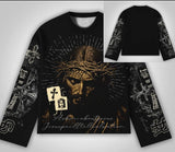 Fongt Long-Sleeved Blouse Loose Statue Of Liberty Chao Street Youth Wind