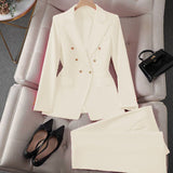 Fongt Suit Retro Coat Stylish 2025 Spring And Autumn Women's Korean Edition Casual Design Serie Swear Set