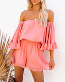 Fongt Spring And Summer EBAY Women's Dresses Short Sleeves Loose Solid Chiffon