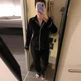 Thick Long Sleeve Black Velvet