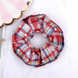 Elastic Christmas Scrunchie Hair Rubber Bands Accessories Gum Bronzing Hair Rope Ponytail Holder Headdress