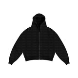 Fongt Simple Couple Fashion Hoodie Sweatshirt Solid Color 2207 Coat 2207-1 Trousers