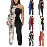 Fongt Spring And Summer New Women's Irregular Trousers Out-Shoulder Commuting