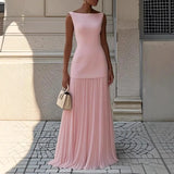 Fongt Shein Elegant Dress Party Vest Half Skirt Fold Two Sets