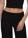 Short Sleeve Cropped Top Straight Leg Pants Set-Outfit