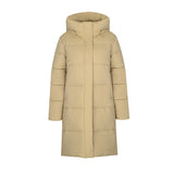 Down Cotton Clothes Winter Dress Female 2024 New Long Thick Cotton-Padded Jacket Advanced Sense Super Good-Looking Black Cotton-Padded Clothes-Outfit