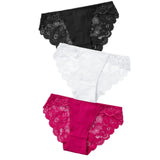 Exotic Apparel Sexy Panties Lace Briefs Women Low-Rise Solid Panty Underwear Sexy Women Lace Breathable Hip-lift