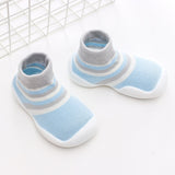 Baby Knitted Leopard Floor Socks Shoes with Rubber Soles Infant Anti-slip Indoor Socks Newborn Spring Summer