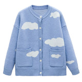 Sweater Winter Cardigan Fall 2021 Women Clothes Knit Cute Sweater Loose Causal Oversized Harajuku Cardigans Sueter