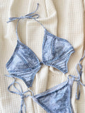 Fongt Swimwear 2024 Cowboy Print Swimwear Bikini D968R-Outfit