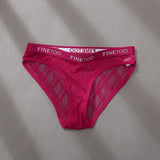 Women's Panties Mesh Lace Lingerie Temptation Low-waist Panties Transparent Hollow Out Briefs Women's Underwear
