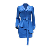 Fongt Spot Women's Wear 2023 New Solid Color Professional Suit Skirt Two-Piece Set-Outfit
