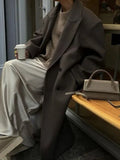 Fongt Autumn And Winter New Women's Temperament Commuted Korean Version Of The Long Coat Coat Woman