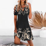 Sleeve O-Neck Mini