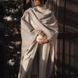 Fongt Women's New Trend Temperament Double-Sided Wear Hair This Cloak
