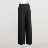 Fongt Pants 2025 Spring And Summer New Women's Leisure Temperament Commute Loose Straight Trousers Suit Pants