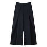 Fongt Women's Clothing Explosion Early Autumn Fashion Casual Belt Flowing Jacket + Front Folding Trousers