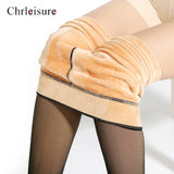 Mesh Women Winter Leggings Warm Velvet Fashion Winter Thick Leggins Mujer Cold-Resistant High Waist Legging