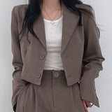 Fongt And Autumn Small Suit Women 2025 New Short Suit Korean Small Korean Version Of The Suit Women