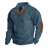 Fongt And Winter New Men's Outdoor Jacket Corduroy Leisure Collar Long Sleeves