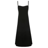 Black Bodycon Ribbed Maxi Dress-Outfit