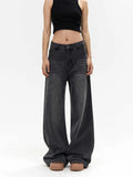 Vintage Wash High Waist 90s Baggy Jeans-Outfit
