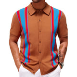 Fongt Men's New Summer Knitted Shirt Colling Commercial POLO Shirt Men's