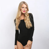 Fongt And Autumn New Women's Temperament Slim Back T Shirt Round Collar Long Sleeve