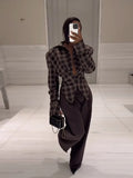Fongt Waist Button Long-Sleeved Shirt Design Sense 2025 Fashion Women's New Casual Coat Autumn