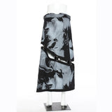 Fongt New Multi-Wearing Personalized Print Irregularly Cut Denim Splicable Detachable Skirt 1475