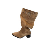 Fongt Boots Children Summer With Skirts Thin Velvet Boots Xinjiang Trousers Pile Boots