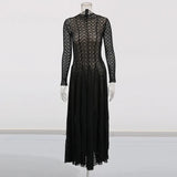 Vietnamese Style Niche Lace Dress 2025 New High-End Embroidery Collar Slimming Dress