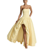 Fongt Sleeveless Bra With Irregular Floral Boobs Ponve Ponve Pendulum Dress Dress Temperament Dress