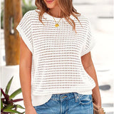 Fongt Autumn And Winter Half-High Collar Loose Solid Color Long-Sleeved Thick Needle Side Fork Knitting Sweater Woman