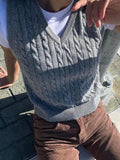 Twist Sweater Vest-Outfit